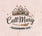 Logo for Call Mary Cleaning LLC with a house and broom design on a textured beige background.